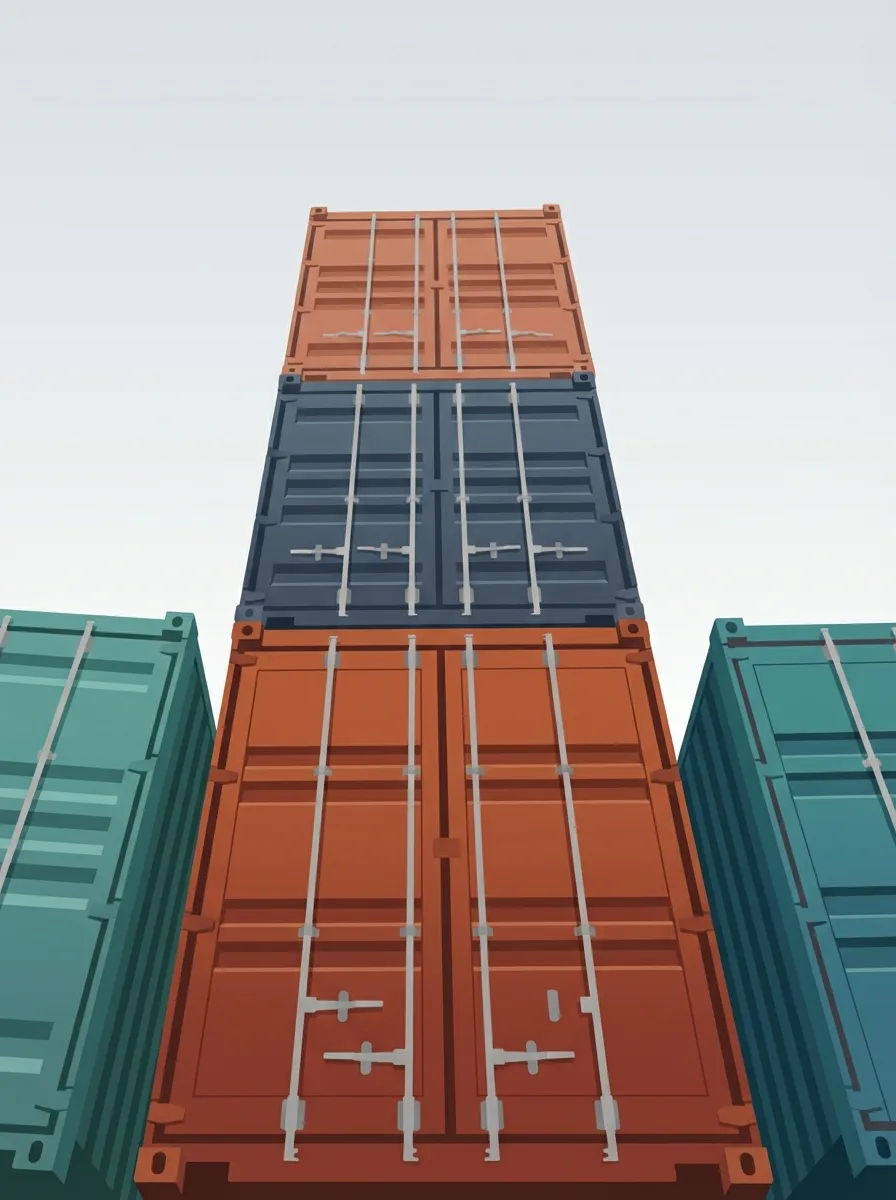 Containrar för sjöfrakt